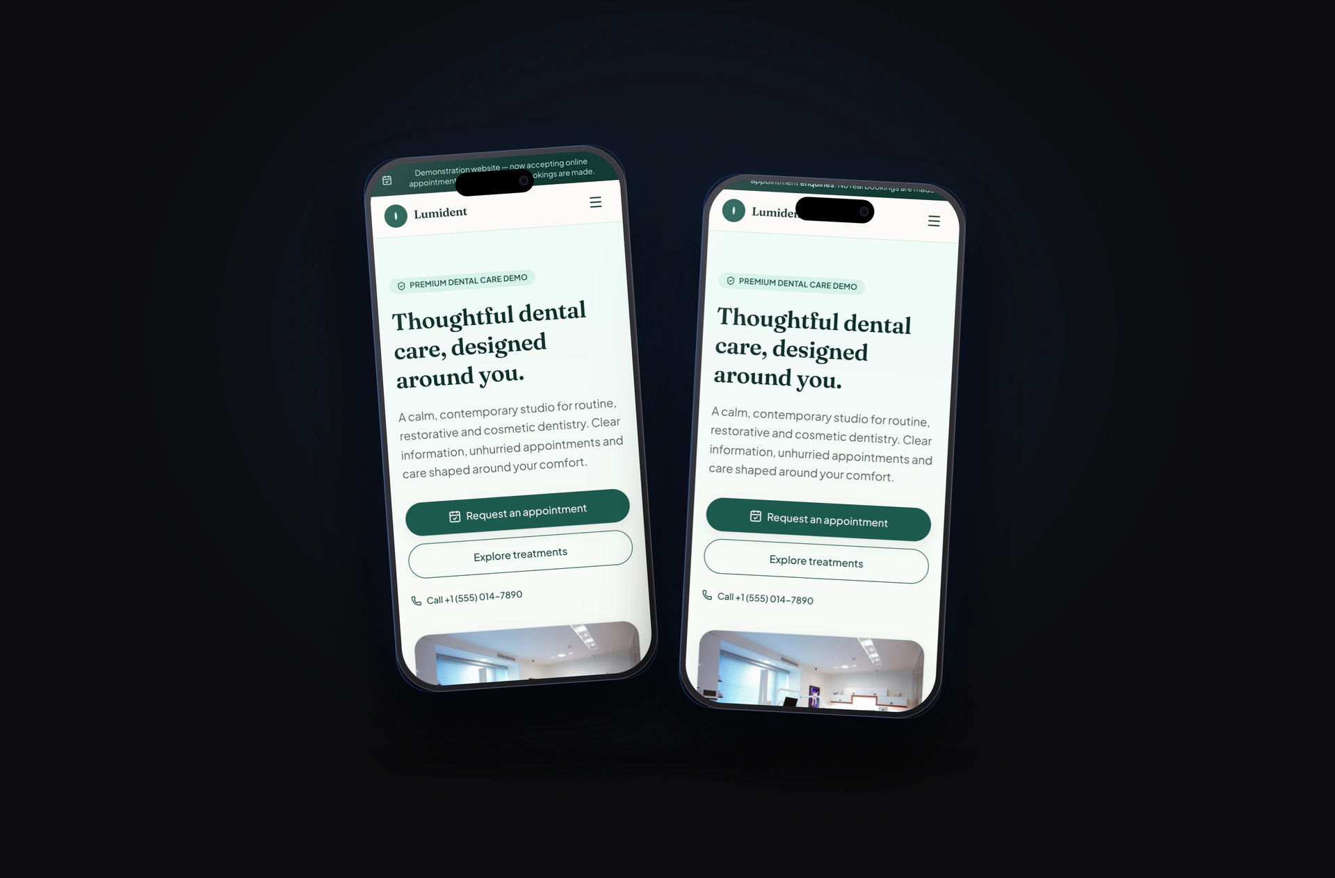 Lumident Dental Studio Twin Mobile Phones