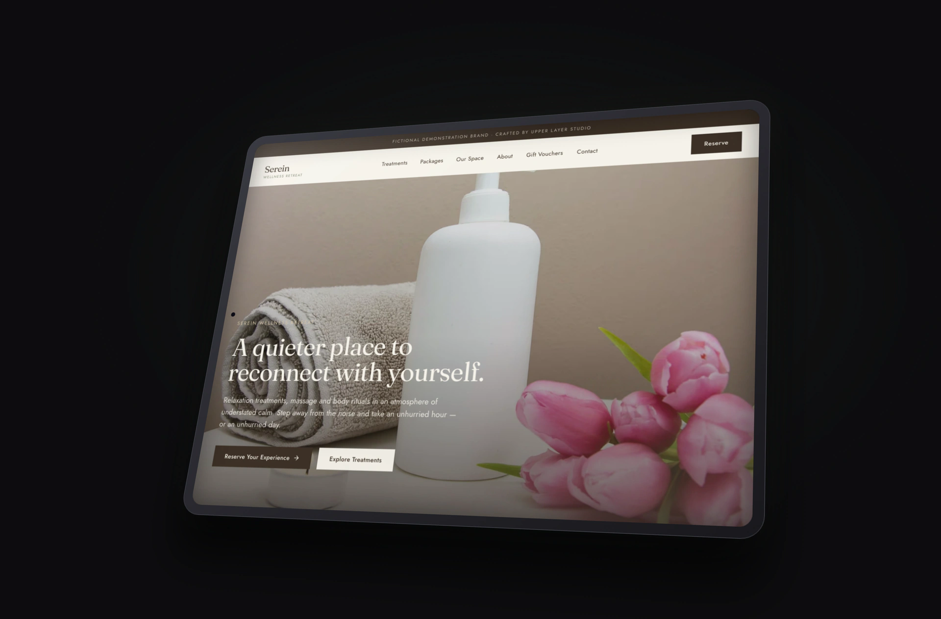 Serein Wellness Retreat Isometric iPad Pro